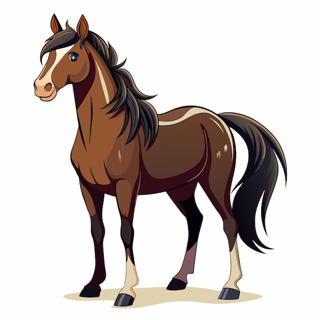 Ilustración del caballo vectorial