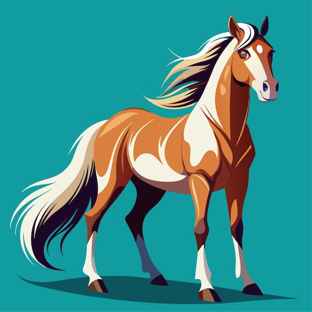 Ilustración del caballo vectorial