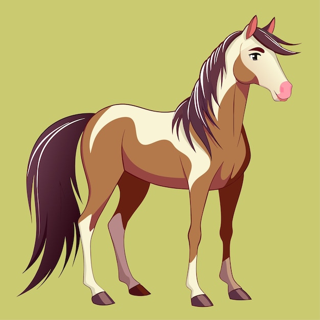 Ilustración del caballo vectorial