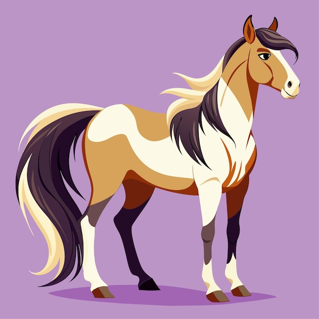 Ilustración del caballo vectorial