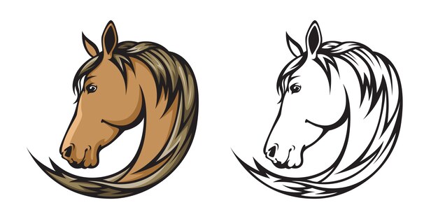 Ilustración de un caballo