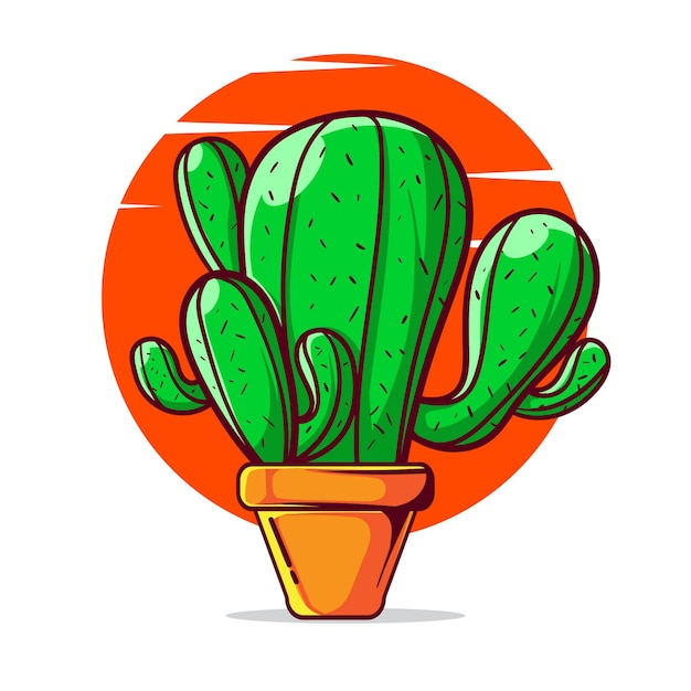 Ilustración de cactus