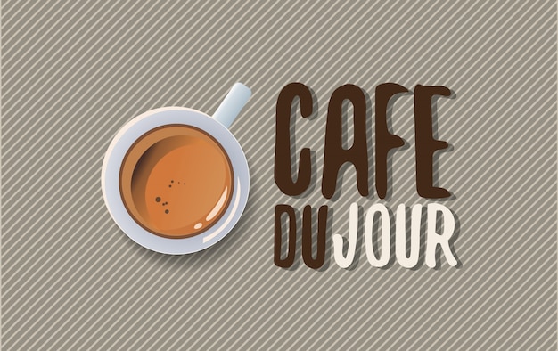 Ilustración del café