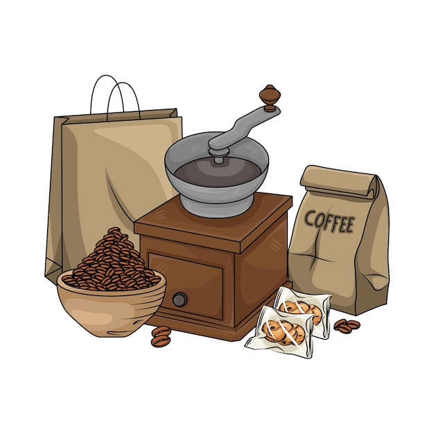Ilustración de café