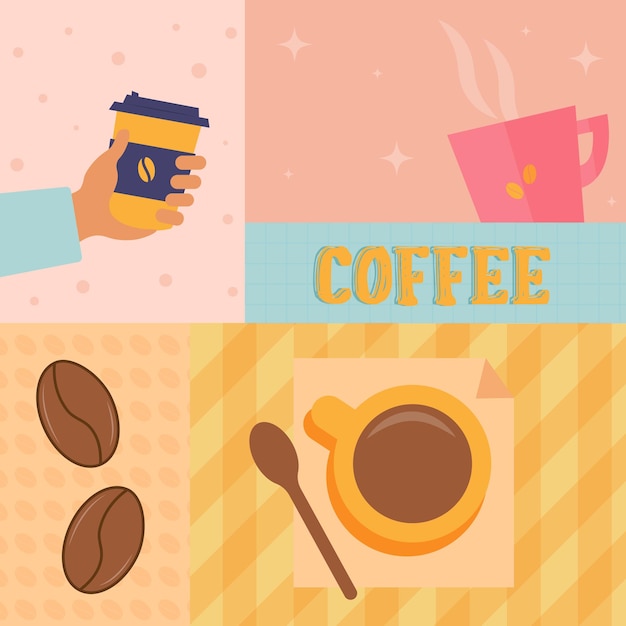 Vector ilustración de café