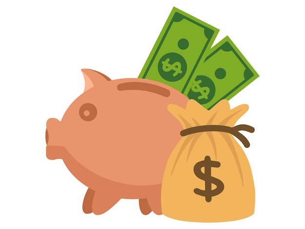 Ilustración de la caja de ahorros