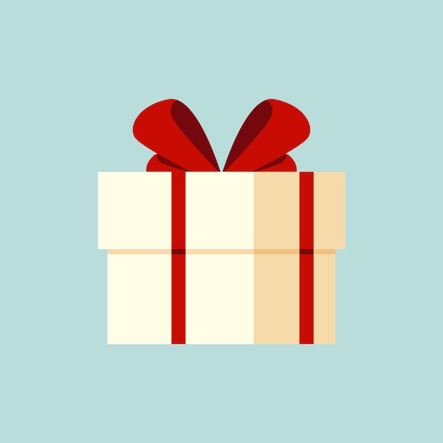 Ilustración de la caja de regalos de Navidad