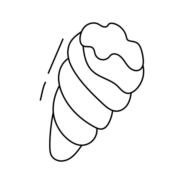Ilustración de CakeVector en estilo doodle