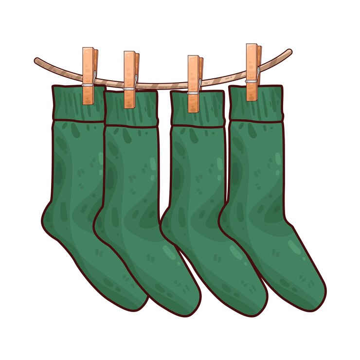 Vector ilustración de los calcetines
