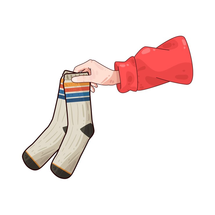 Vector ilustración de los calcetines