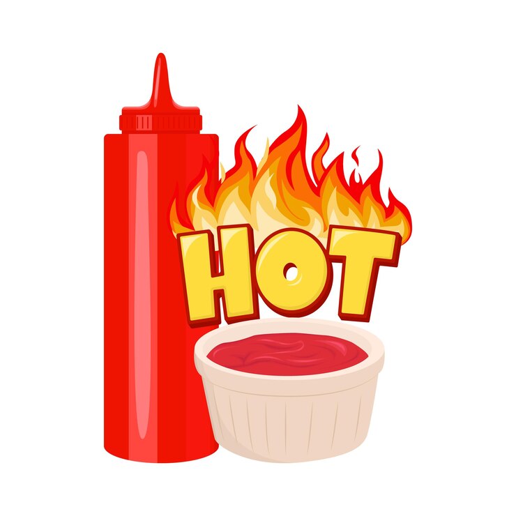 Vector ilustración de caliente
