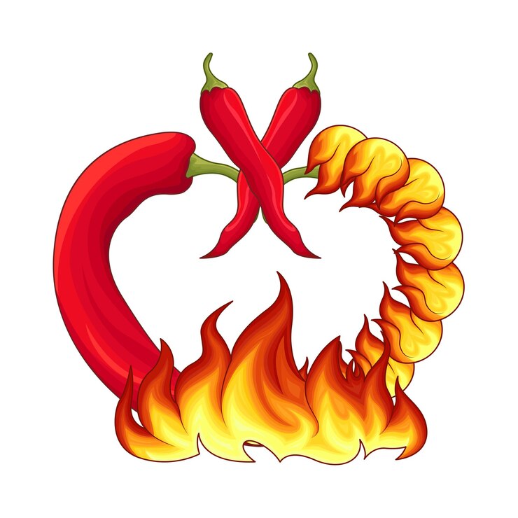Vector ilustración de caliente