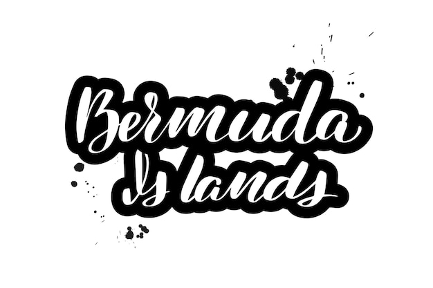 Ilustración de caligrafía vectorial aislada sobre fondo blanco