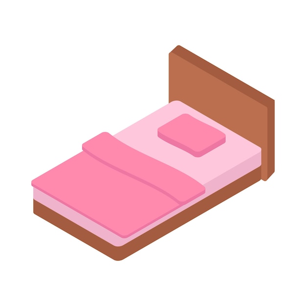 Ilustración de la cama