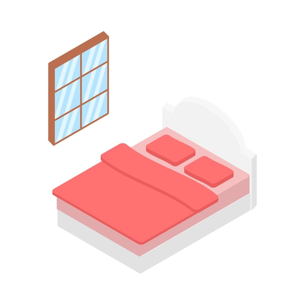 Ilustración de la cama