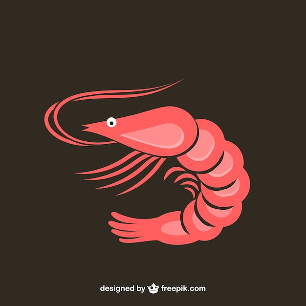 Ilustración de camarones