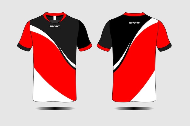 Ilustración de camiseta deportiva, uniforme de pelota y juegos.