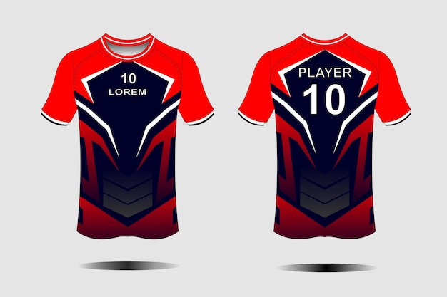 Ilustración de camiseta deportiva, uniforme de pelota y juegos.