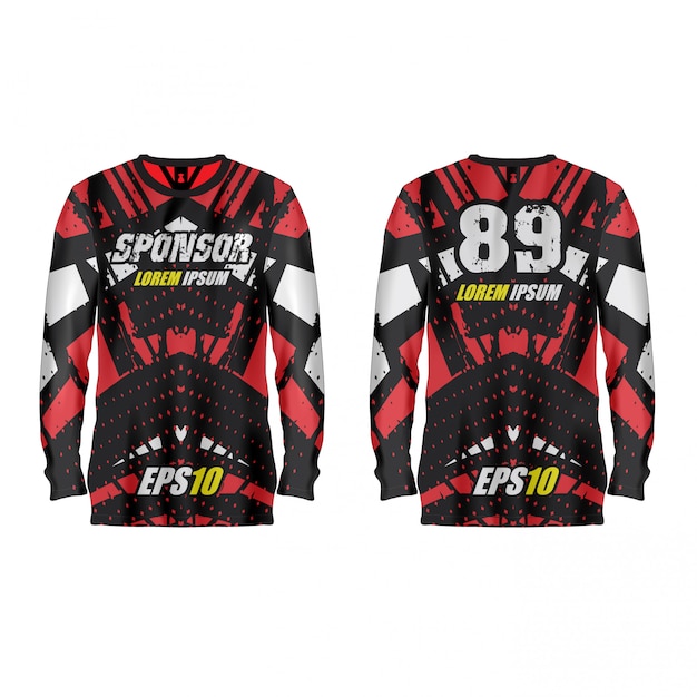 Ilustración de camiseta deportiva