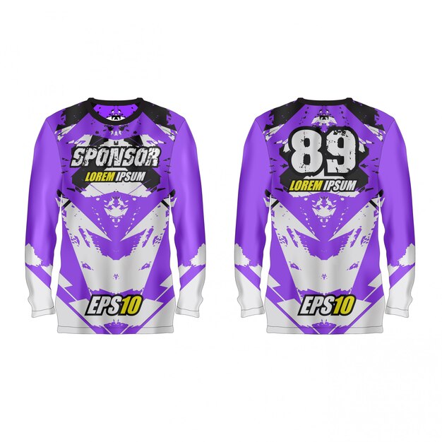 Ilustración de camiseta deportiva