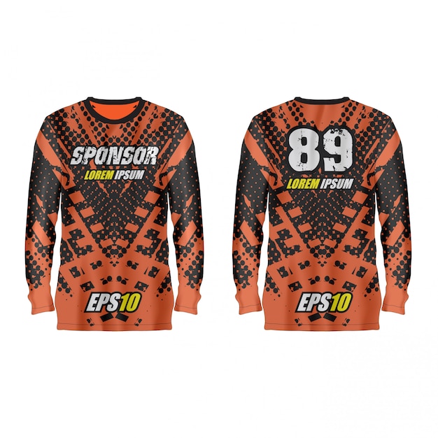Ilustración de camiseta deportiva