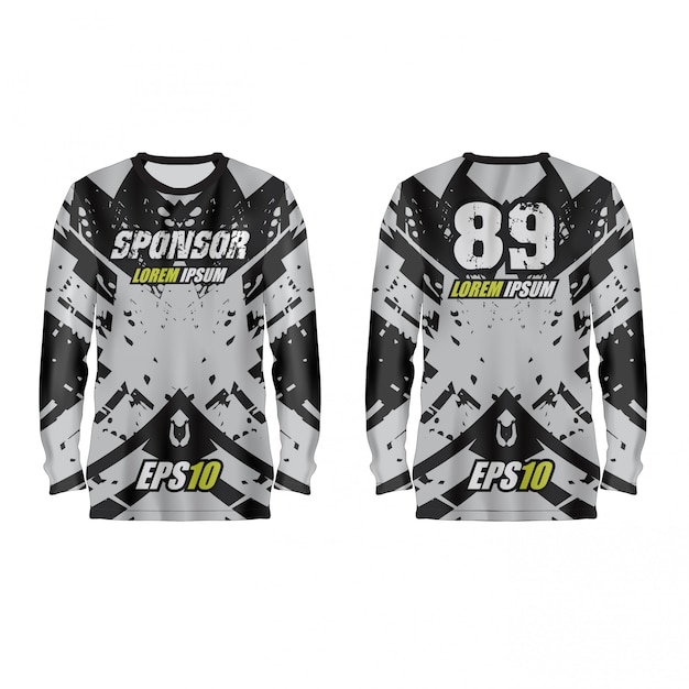 Ilustración de camiseta deportiva