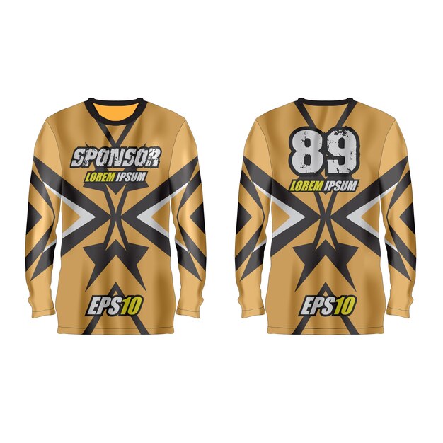 Ilustración de camiseta deportiva