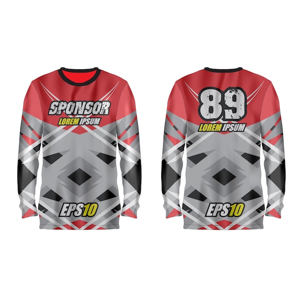Ilustración de camiseta deportiva