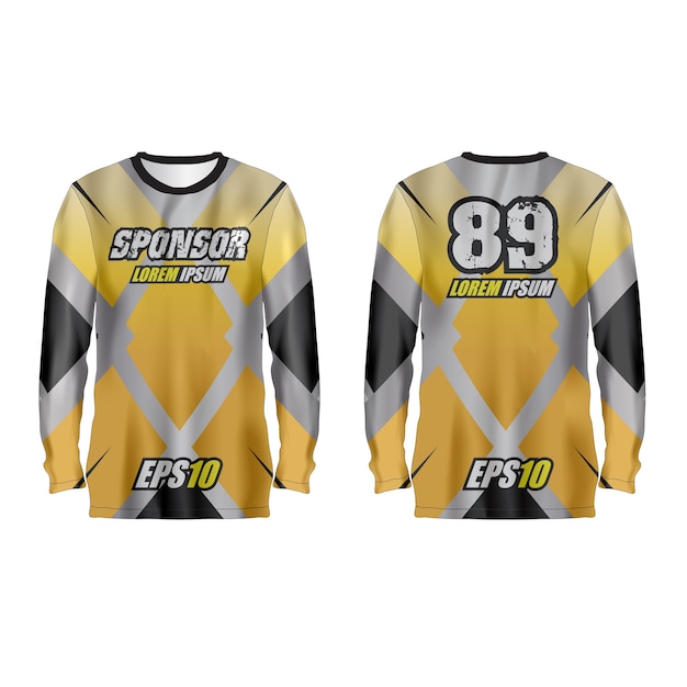 Ilustración de camiseta deportiva