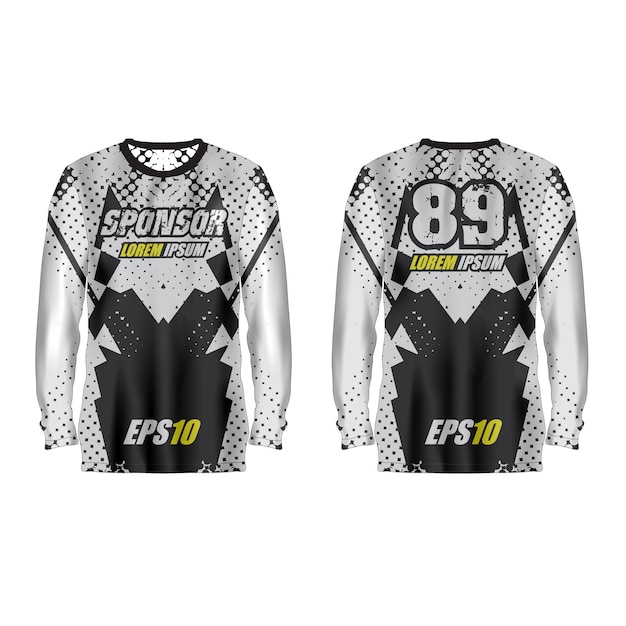 Ilustración de camiseta deportiva