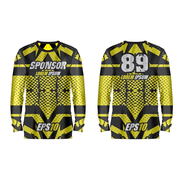 Ilustración de camiseta deportiva