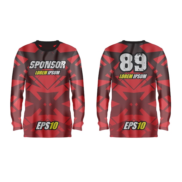 Ilustración de camiseta deportiva