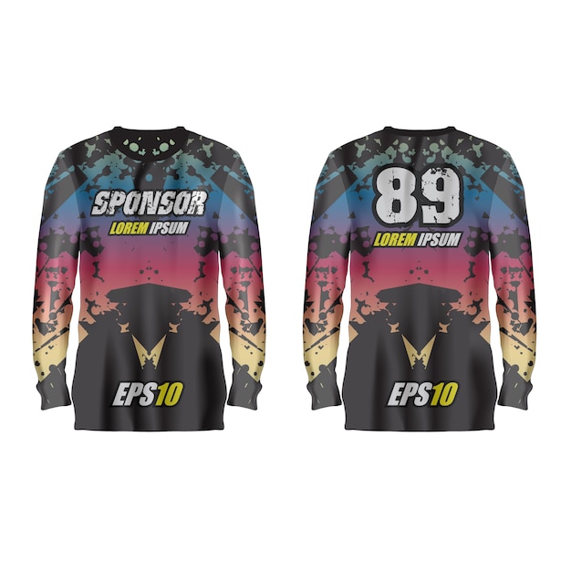 Ilustración de camiseta deportiva