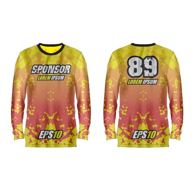 Ilustración de camiseta deportiva