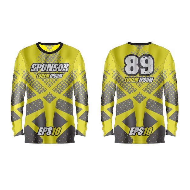 Ilustración de camiseta deportiva