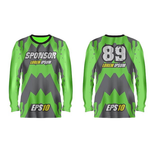 Ilustración de camiseta deportiva