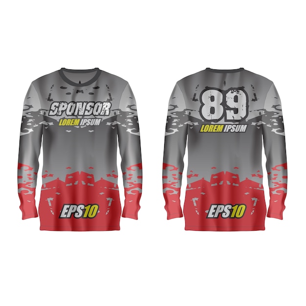 Ilustración de camiseta deportiva