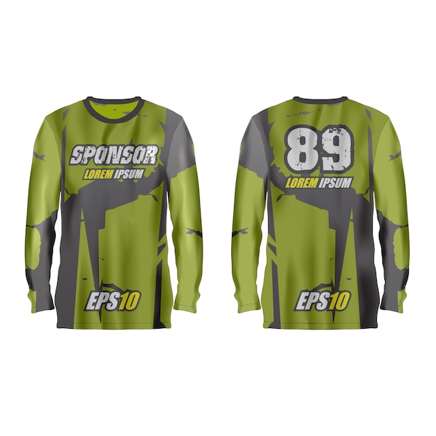 Ilustración de camiseta deportiva