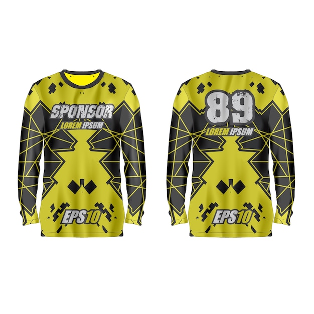 Ilustración de camiseta deportiva