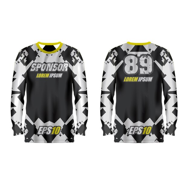 Ilustración de camiseta deportiva