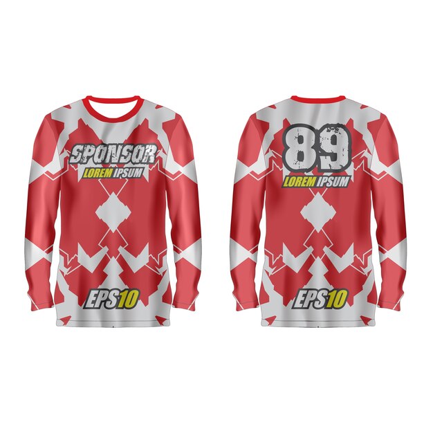 Ilustración de camiseta deportiva