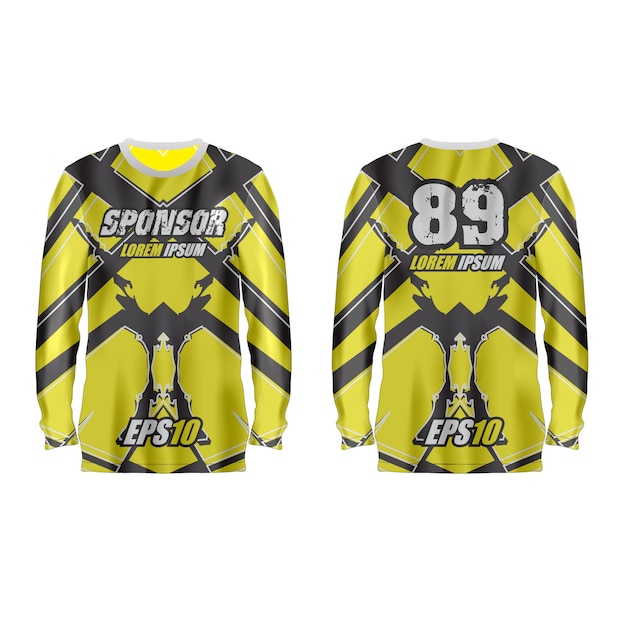 Ilustración de camiseta deportiva