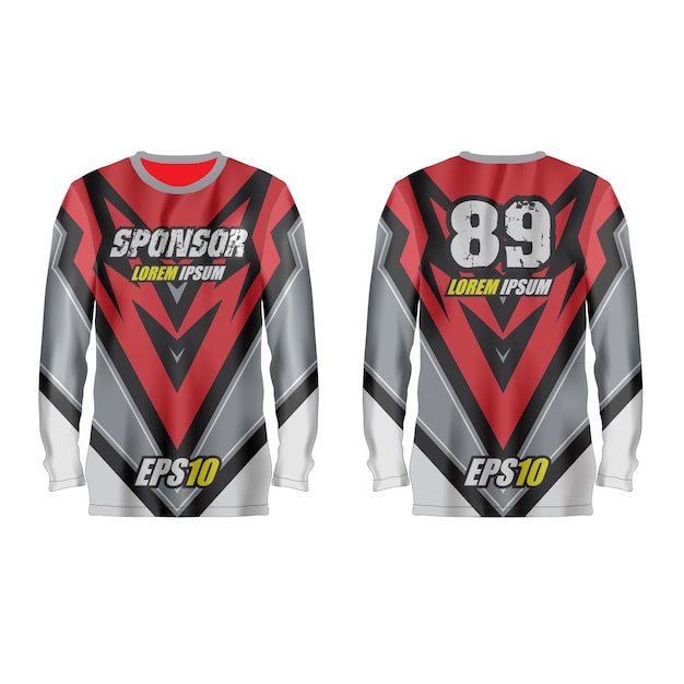 Ilustración de camiseta deportiva
