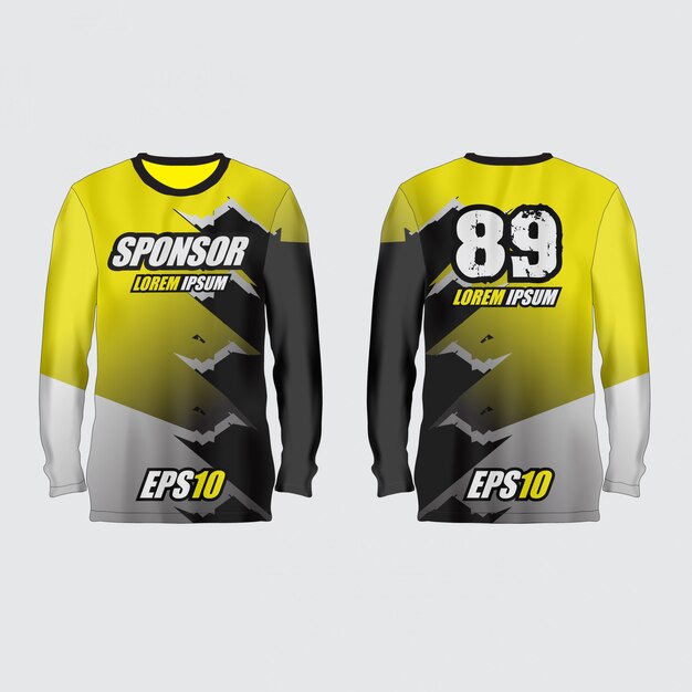 Ilustración de camiseta deportiva
