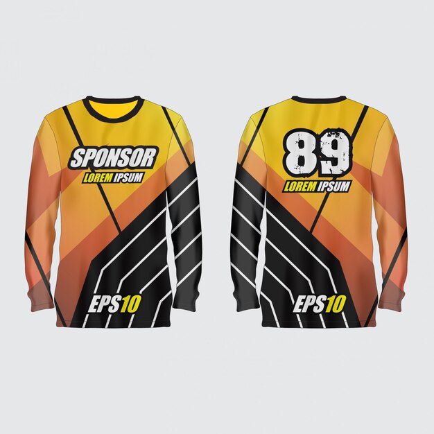 Ilustración de camiseta deportiva
