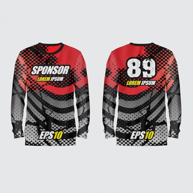 Ilustración de camiseta deportiva