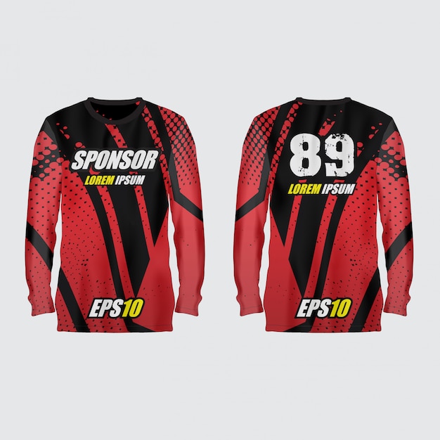 Ilustración de camiseta deportiva