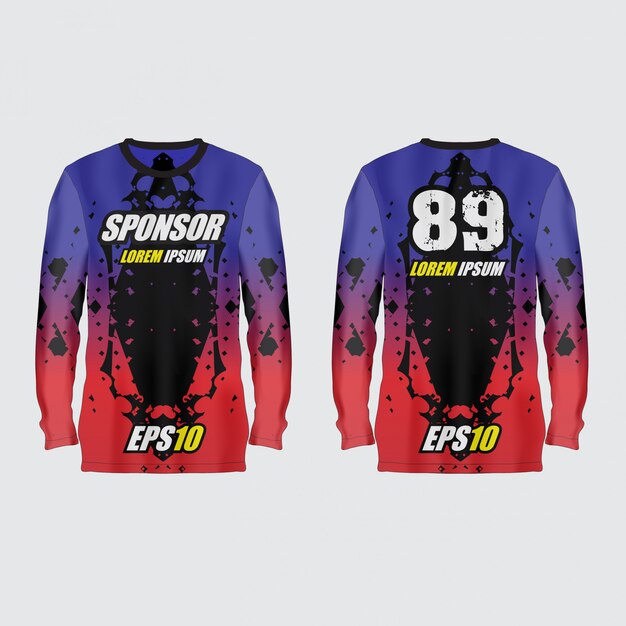 Ilustración de camiseta deportiva