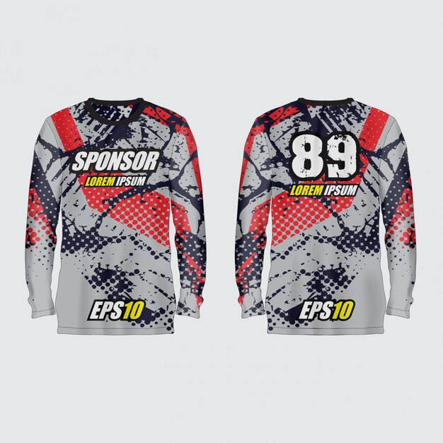 Ilustración de camiseta deportiva