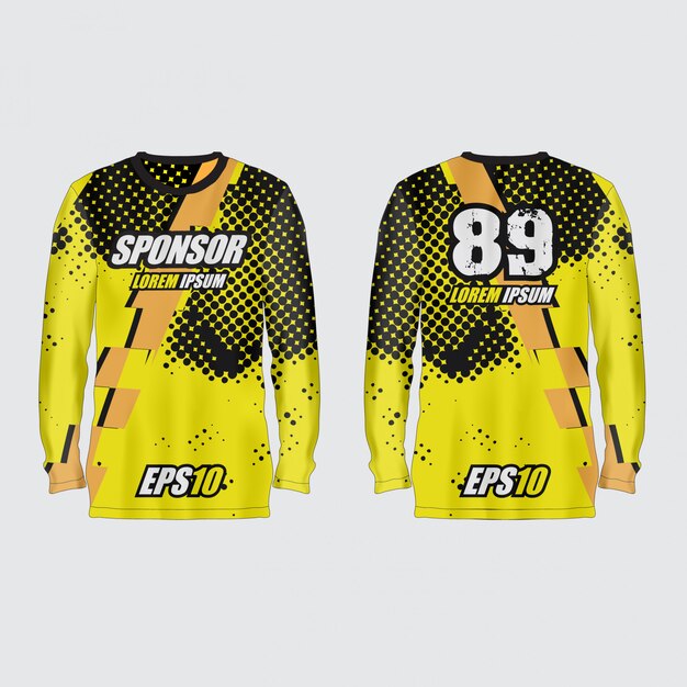 Ilustración de camiseta deportiva